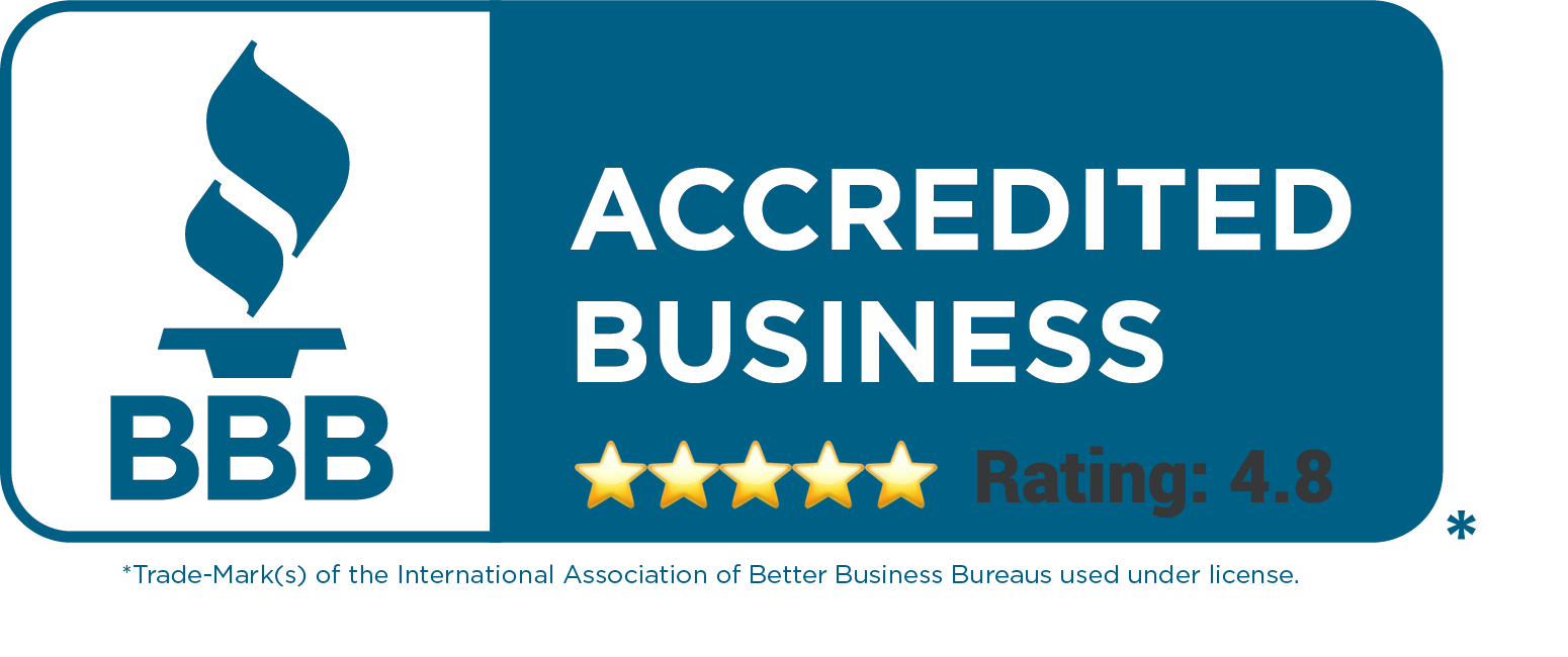 BBB Accredited Business — Note 4.8 étoiles